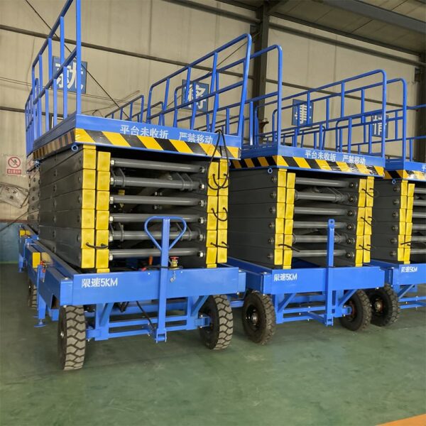 1 Ton 12m Blauwe Schaarlift